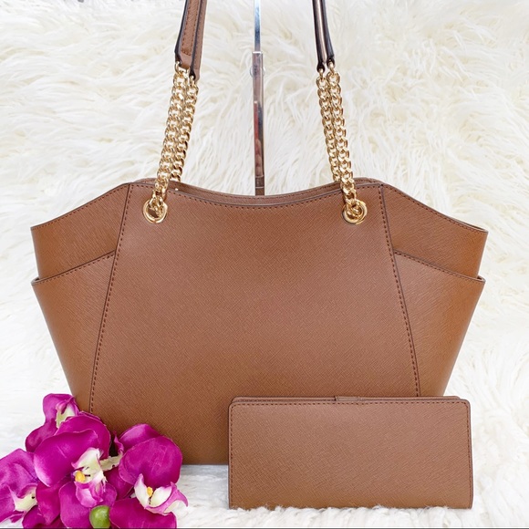 NWT Michael Kors Chain Shoulder Bag & Bfold Wallet - Picture 2 of 7